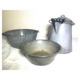 Vintage Gray Graniteware