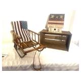 Vintage Sled & Crate