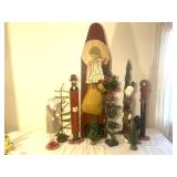 Rustic Santa Figurine Collec