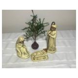 Vintage Nativity Scene Figur