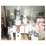 Assorted Festive Snowman Dec
