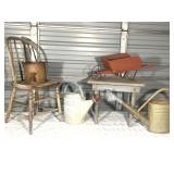 Vintage Garden Decor & Water