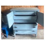 Vintage Painted Wood Dresser