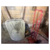 Vintage Wheelbarrow and Doll