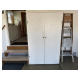 White Wooden Storage Cabinet