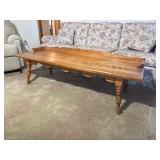 Vintage Oak Coffee Table