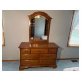 Wood Dresser with Mirror by the Sumter Co.