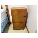 Huntley Furniture 3-Drawer Wood Nightstand