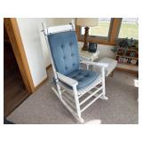White Wooden Rocking Chair