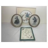 Vintage Framed Cross-Stitch Collection