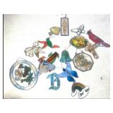 Assorted Vintage Stained Glass Suncatchers
