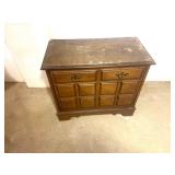 Vintage Wooden Record Cabinet