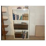 Book Case & World Book Encyclopedias & other books