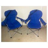 Blue Outdoor Folding Chairs