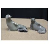 Vintage Seal Salt and Pepper Shakers