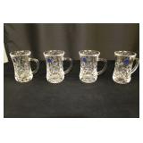 Irena Crystal Tea Mugs