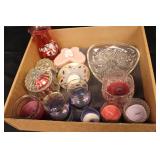 Box Lot of Candle Holders
