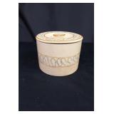Yellow Ware Butter Crock