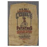 Burlap Sack - Wheeler's Potato