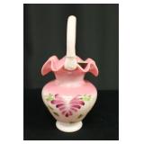 Fenton Hand-painted Rosalene Basket