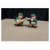 Fitz and Floyd Leprechaun Salt and Pepper Shakers