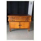 Antique Tiger Oak Buffet