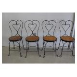 Vintage Ice Cream Parlor Chairs