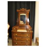 Antique Victorian Eastlake Dresser with Mirror