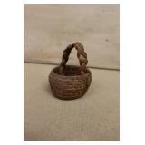 Older Miniature PIne Needle Basket