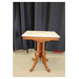Antique Marble Top Parlor Table