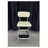 Vintage Yellow Cosco Stylaire Stool Chair