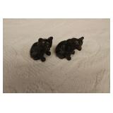 Metal Bear Salt and Pepper Shakers