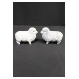 Vintage Ram Salt and Pepper Shakers