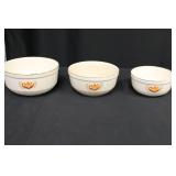 Harker Pottery Bakerite Mixing Bowls