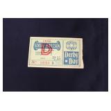 1946 Kentucky Derby Admission Ticket