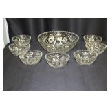 Vintage Anchor Hocking Star of David Bowls