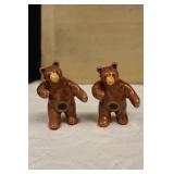 Vintage Bear Salt and Pepper Shakers