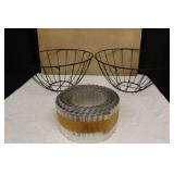 Flower Baskets and Garden Edge