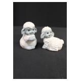 Vintage Lamb Salt and Pepper Shakers