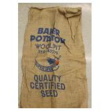 Baker Potatoes Burlap Sack