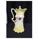 Vintage Colonial Mold Ceramic Pitcher
