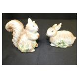 Vintage Squirrel and Rabbit Salt & Pepper Shakers