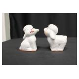 Vintage Lamb Salt and Pepper Shakers