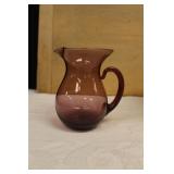 Purple Glass Pitcher
