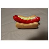 Vintage Hotdog Salt and Pepper Shakers