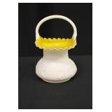 Vintage Kanawha Glass Basket