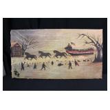 Oil Painting on Canvas