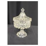 Vintage Pressed Glass Candy Dish