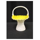 Vintage Kanawha Glass Basket