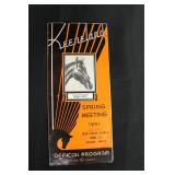 1941 Keenland Spring Meet Program